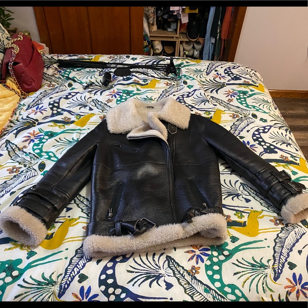 Grenn Pilot Moto Jacket Size Medium